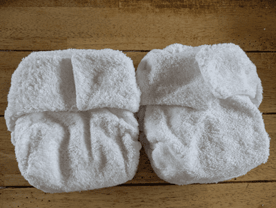 CLR101 Two Nippa Bumble style nappies with hemp