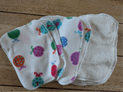 Clr23 Clearance Wipes ladybird bamboo pk12