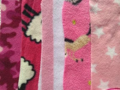 CLR27 Fleece Liners Pink Colours