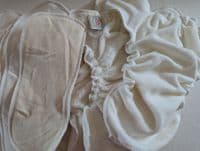 CLR33 Eco Bimble Newborn Clearance Cream Bamboo pack of 10