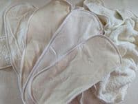 CLR33 Eco Bimble Newborn Clearance Cream Bamboo pack of 10