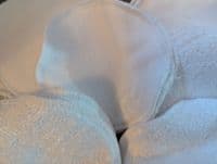 Clr43  White Bamboo & Fleece cleansing Pads pk50