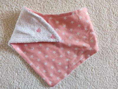 Pale Pink Star Bib