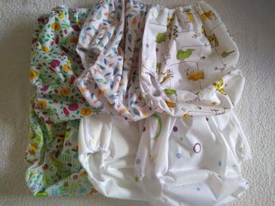 Popolini Popper Fastening Nappy Wraps (Vento)