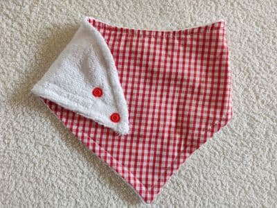 Red Gingham Bib