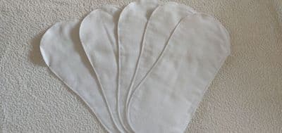 Soft Brushed Cotton Liners Pk10 - 100% Cotton