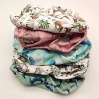 Two Little Lamb Washable Nappy in Size 3 Zebra