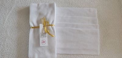 White Micro Fleece liners pk15 - Rectangle