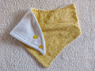 Yellow Triangles Bib