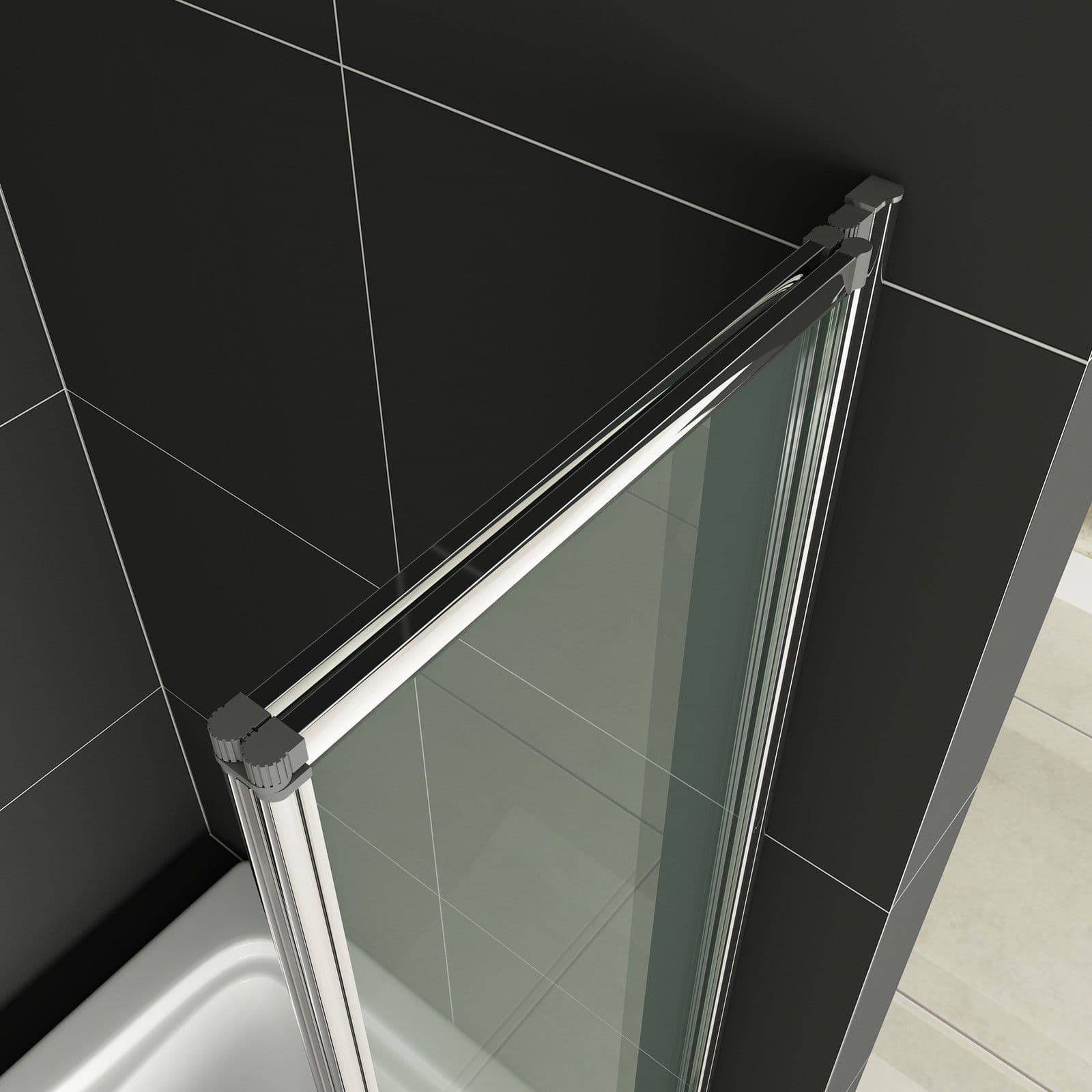 Why the CROWN 800x1400mm 2-Fold Folding Shower Bath Screen Is a Game-Changer for British Bathrooms
