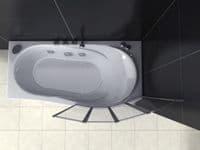 4-Fold 900 x 1400mm Folding Shower Glass Bath Screen