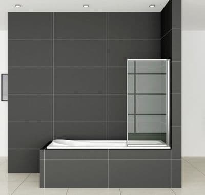 700x1400mm 1-Fold Folding Shower Bath Screen Door Panel