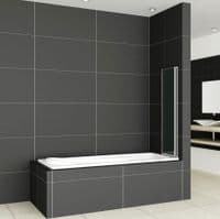 800x1400mm 2-Fold Folding Shower Bath Screen