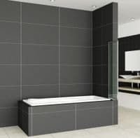 800x1400mm 2-Fold Folding Shower Bath Screen