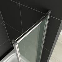 800x1400mm 2-Fold Folding Shower Bath Screen