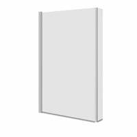 L Shaped Chrome Pivot Bath Screen