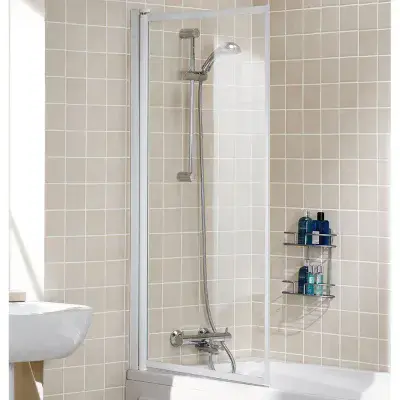 White Bath Screens