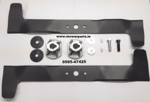 Castelgarden 102cm - (40") Ride-on Lawnmower Blade Kit Set