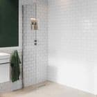 Abacus Vessini 8mm Wetroom Shower Screen Glass 490mm VEGX-00-0815