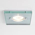 Astro Lighting Ice Plus Square Recessed Ceiling Light Chrome/Glass 5567