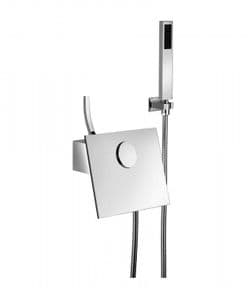 Bongio Riva HT Wall Mounted Bath Shower Mixer With Duplex Shower Set Chrome 58526/D