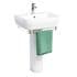 Britton Cube Stainless Steel Basin Towel Rail For Cube S20 & S40 50cm Basins TR1027