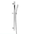 BSP Modern Square Slide Rail Shower Kit With Hose Chrome SR06