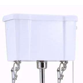 Burlington High Level Dual Flush Cistern With Internal Flush Fittings - C5