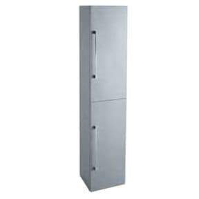 Cassellie Idon 300mm 2 Door Tall Storage Cabinet Grey - ID30WHTB-GRY