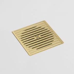 Crosswater 25mm Low Level Shower Tray Waste Cover Brushed Brass STGRID_F