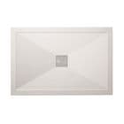 Crosswater 25mm Low Level Stone Resin Shower Tray Rectangular 1400x900mm White SL0R91400