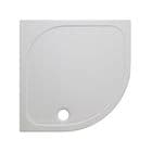 Crosswater 45mm Low Level Stone Resin Shower Tray Quadrant 900x900mm White SR000Q900
