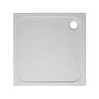Crosswater 45mm Low Level Stone Resin Shower Tray Square 760x760mm White SR000S760