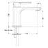 Crosswater Atoll Basin Monobloc Mixer Without Waste Chrome AT110DNC