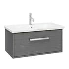 Crosswater Bauhaus Arena 700mm Console Wall Unit ONLY, Steel - AN7032DST+