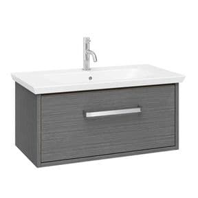 Crosswater Bauhaus Arena 700mm Console Wall Unit ONLY, Steel - AN7032DST+