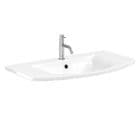 Crosswater Bauhaus Svelte 80 Basin 1TH, White - SE0811SRW+
