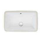 Crosswater Bauhaus Torino B 510mm Small Undermount Basin, White - UM0051BSCW