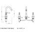 Crosswater Belgravia 3 Hole Lever Basin Mixer With Waste Chrome BL135DPC_LV