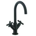 Crosswater MPRO Crosshead Matt Black Mono Basin Mixer PRC110DNM
