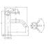 Crosswater MPRO Lever Basin Mixer Without Waste Brushed Stainless Steel PRO110DNV