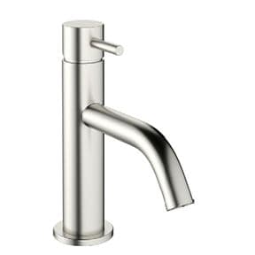 Crosswater MPRO Lever Basin Mixer Without Waste Brushed Stainless Steel PRO110DNV