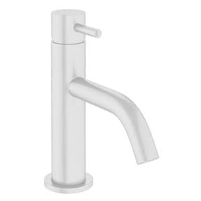 Crosswater MPRO Lever Basin Mixer Without Waste Matt White PRO110DNW+