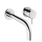 Crosswater MPRO Wall Mounted Basin 2 Hole Mixer Set Chrome PRO120WNC