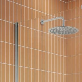 Crosswater Simpsons Gallery 10 Recess Glass Panel 80cm Clear - GR080010CF