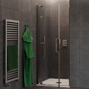 Crosswater Simpsons Optix 10 Pivot Door 900mm Silver/Clear - OXWPSC0900 (1)