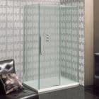 Crosswater Simpsons Ten 800mm Side Panel Silver/Clear 10800PANEL