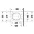 Duravit D-Neo Wall Mounted Toilet SET Anthracite Matt - 2588098900+0021698900