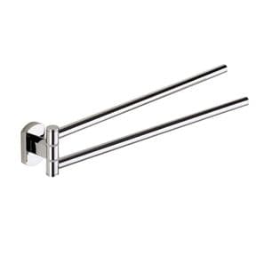 Gedy Edera Plus Double Swing Towel Rail Chrome EP23-13