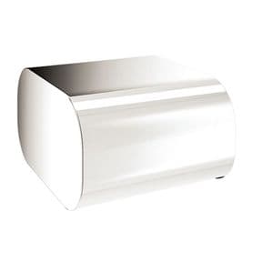 Gedy Outline Toilet roll Holder With Cover Chrome 3225-13